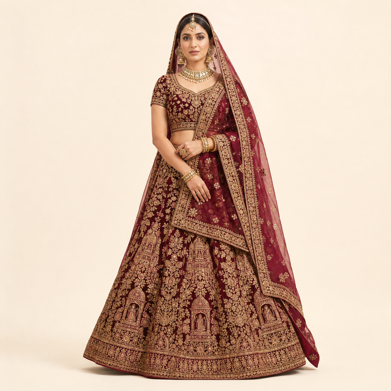 Rajwadi Lehnga